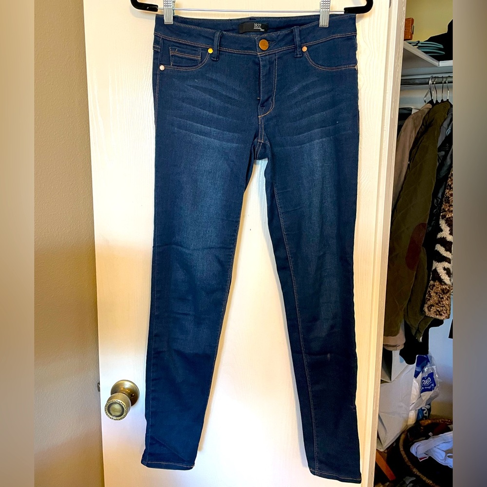 1822 Dark Blue Skinny Jeans